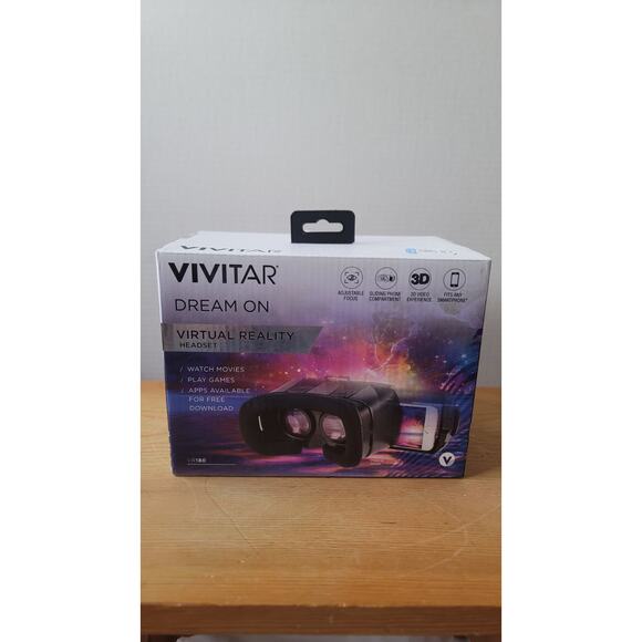 Vivitar Dream On Virtual Reality VR Headset VR-180 White - Picture 1 of 4